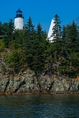 Eagle Island Light and Fog Towers in Maine